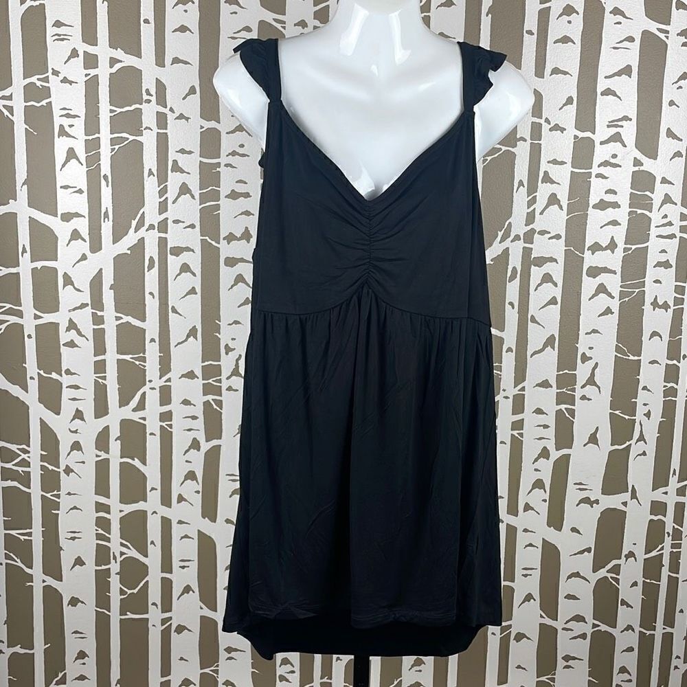 Philosophy Woman $58 New Smocked Back Ruffle Strap Tank Top 3X